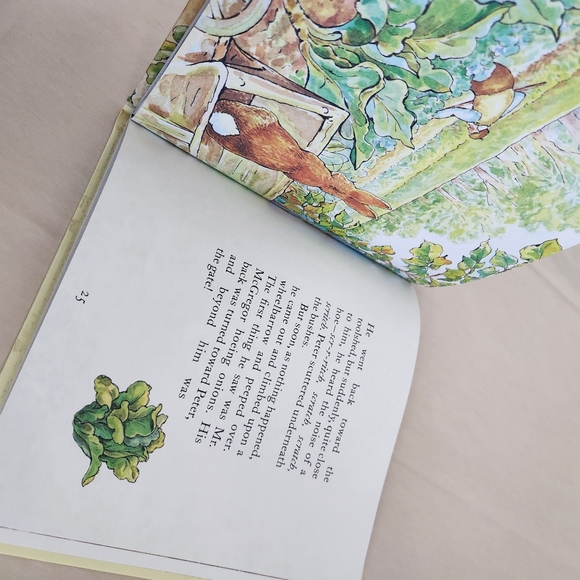 The Tale Of Peter Rabbit Beatrix Potter Hardcover Reading Railroad Books - Picture 6 of 7